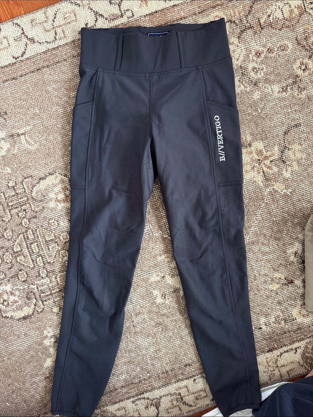 B Vertigo Navy full seat Riding Tights with Pockets